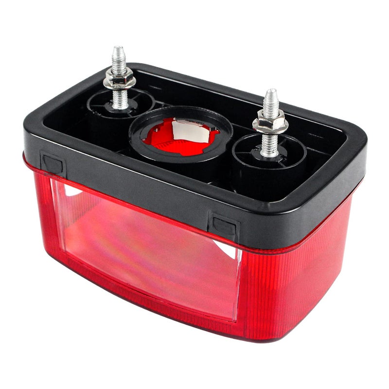 CPOWACE Taillight Housing Tail light Lens Cover Compatible with Yamaha Big Bear 400 / Grizzly 660 350 / Kodiak 400 / Rhino 660 700,Plastic Rear Light Lens Replace 5KM-84710-01-00,5KM-8472C-10-00(Red) - Image 3